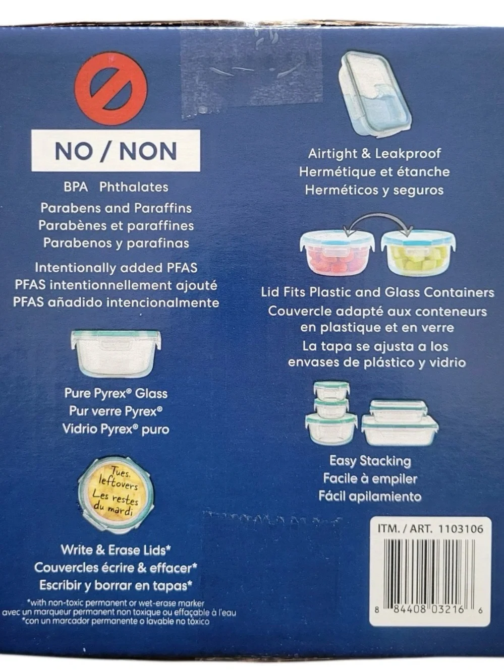 PYREX 18 Piece Snap-On Lids, Storage (BRAND NEW)
